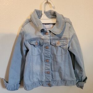 Old Navy Girls 4T Denim Jacket Light Wash